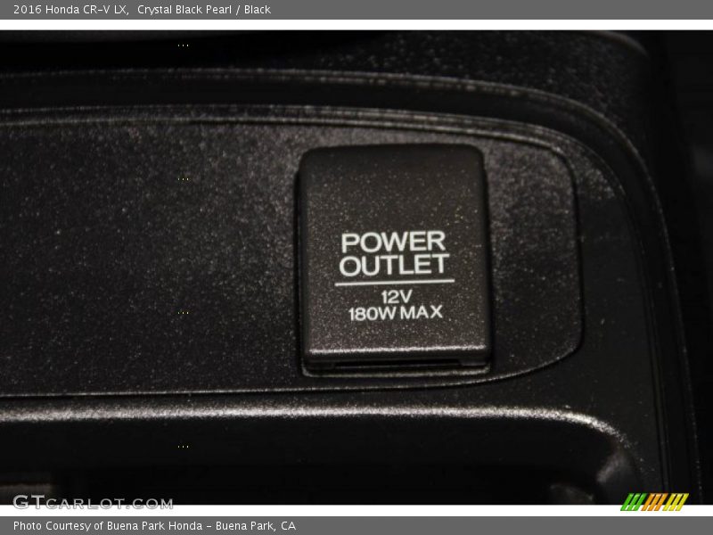 Crystal Black Pearl / Black 2016 Honda CR-V LX