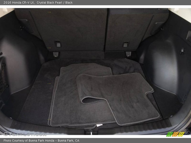 Crystal Black Pearl / Black 2016 Honda CR-V LX