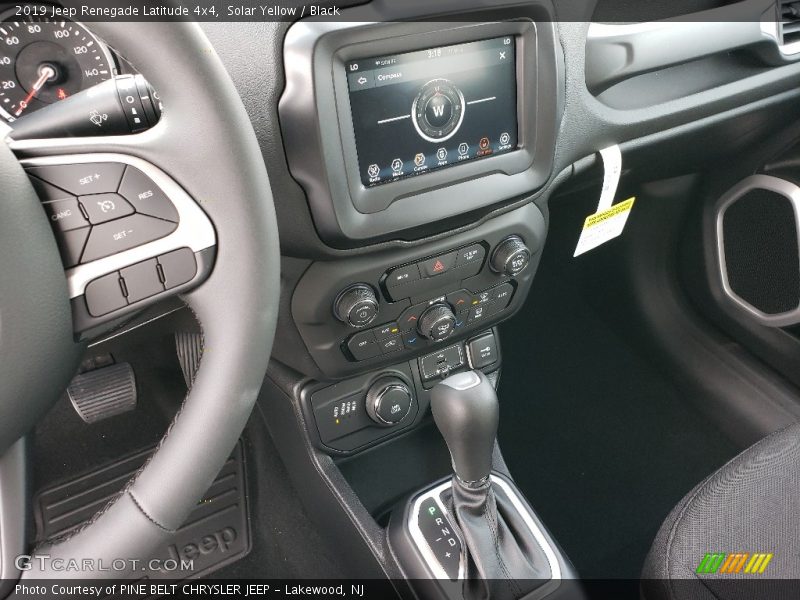 Controls of 2019 Renegade Latitude 4x4