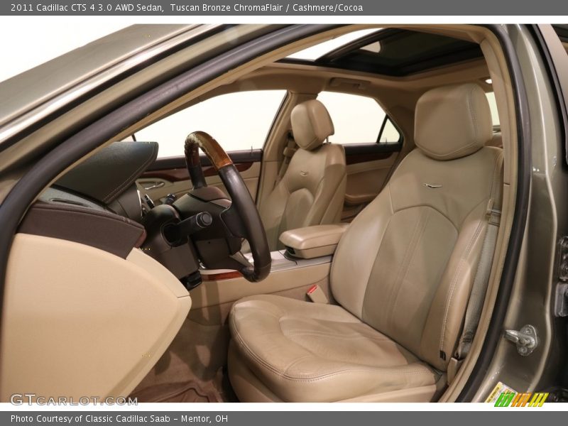 Tuscan Bronze ChromaFlair / Cashmere/Cocoa 2011 Cadillac CTS 4 3.0 AWD Sedan