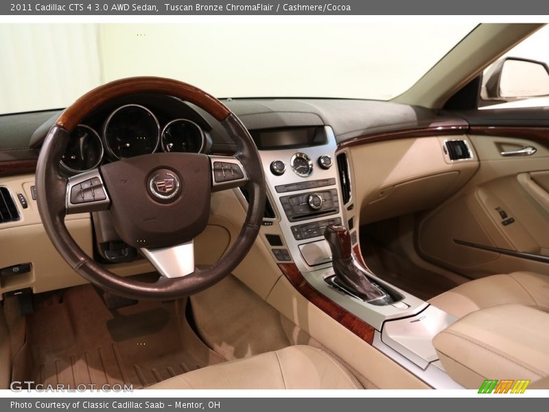 Tuscan Bronze ChromaFlair / Cashmere/Cocoa 2011 Cadillac CTS 4 3.0 AWD Sedan