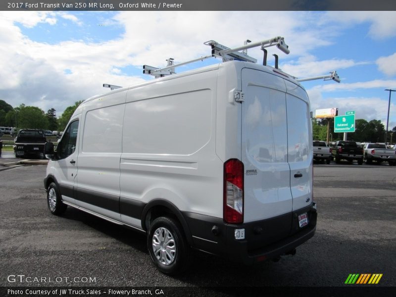 Oxford White / Pewter 2017 Ford Transit Van 250 MR Long
