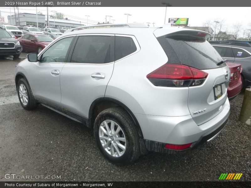 Brilliant Silver / Charcoal 2019 Nissan Rogue S AWD