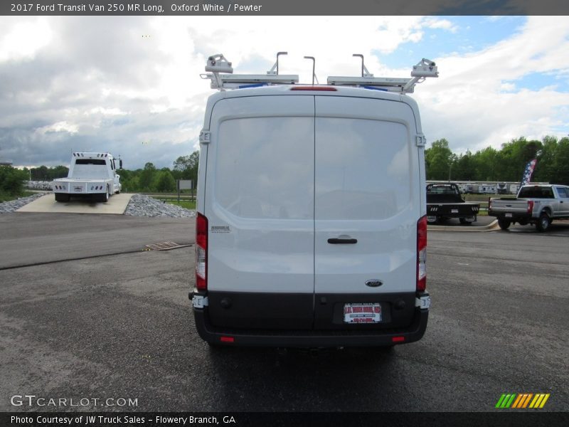 Oxford White / Pewter 2017 Ford Transit Van 250 MR Long