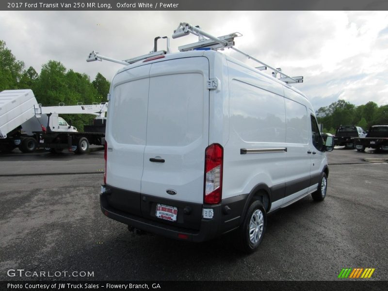 Oxford White / Pewter 2017 Ford Transit Van 250 MR Long
