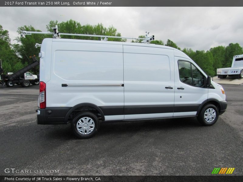 Oxford White / Pewter 2017 Ford Transit Van 250 MR Long