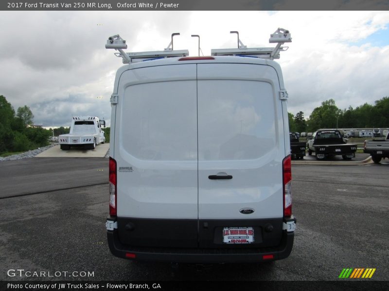 Oxford White / Pewter 2017 Ford Transit Van 250 MR Long
