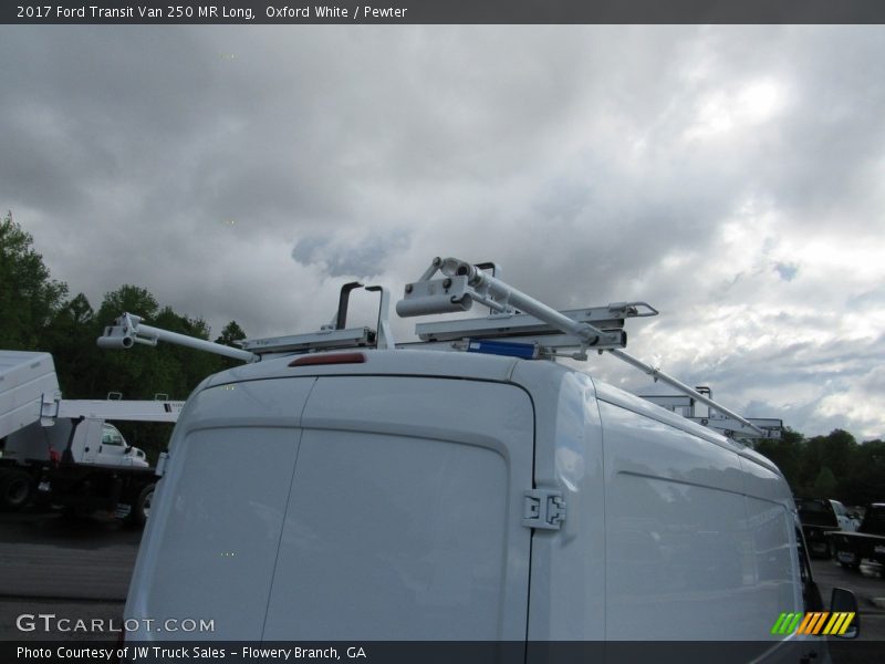 Oxford White / Pewter 2017 Ford Transit Van 250 MR Long