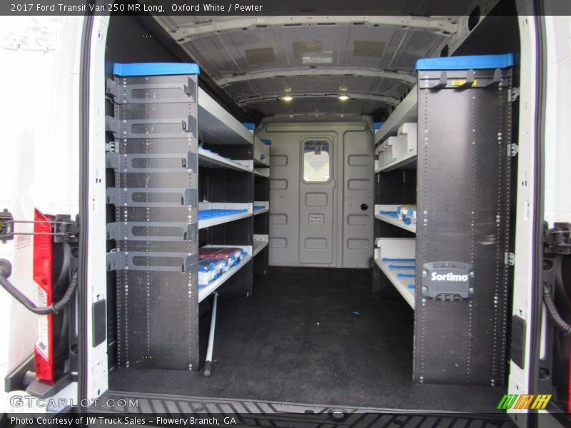 Oxford White / Pewter 2017 Ford Transit Van 250 MR Long