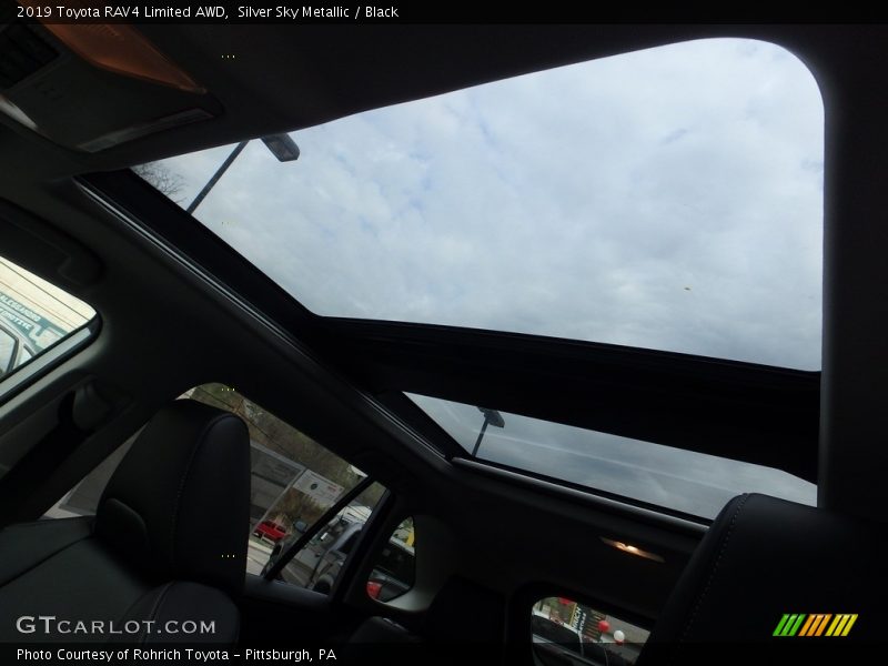 Silver Sky Metallic / Black 2019 Toyota RAV4 Limited AWD