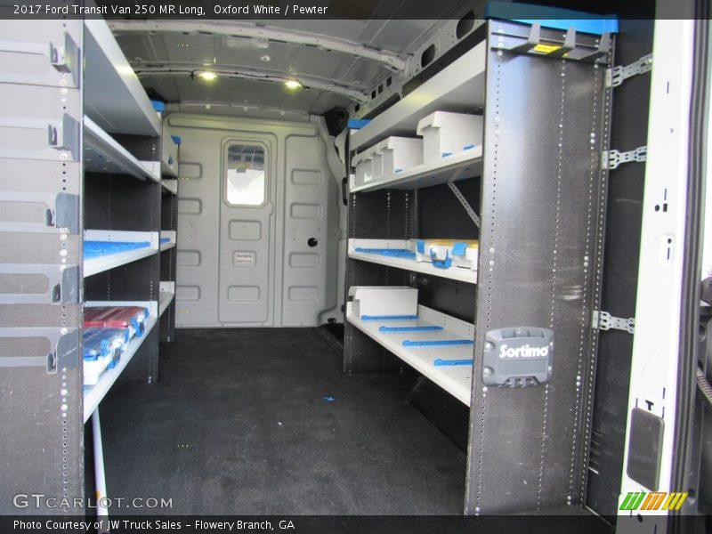 Oxford White / Pewter 2017 Ford Transit Van 250 MR Long