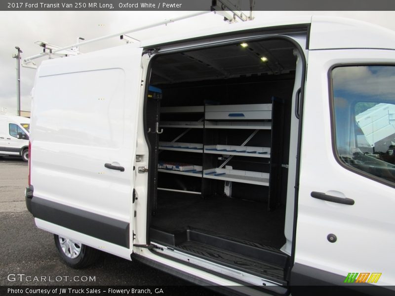 Oxford White / Pewter 2017 Ford Transit Van 250 MR Long