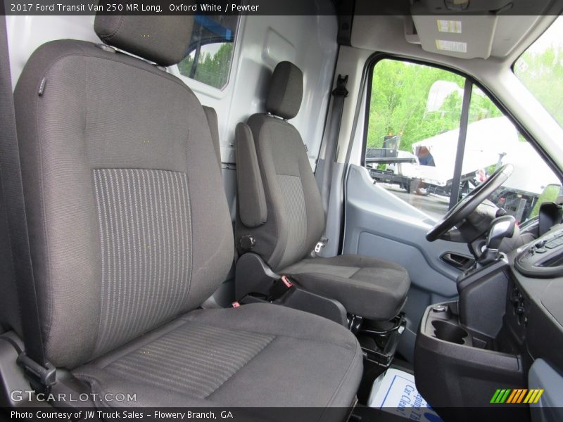 Oxford White / Pewter 2017 Ford Transit Van 250 MR Long
