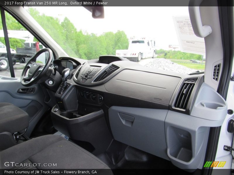 Oxford White / Pewter 2017 Ford Transit Van 250 MR Long