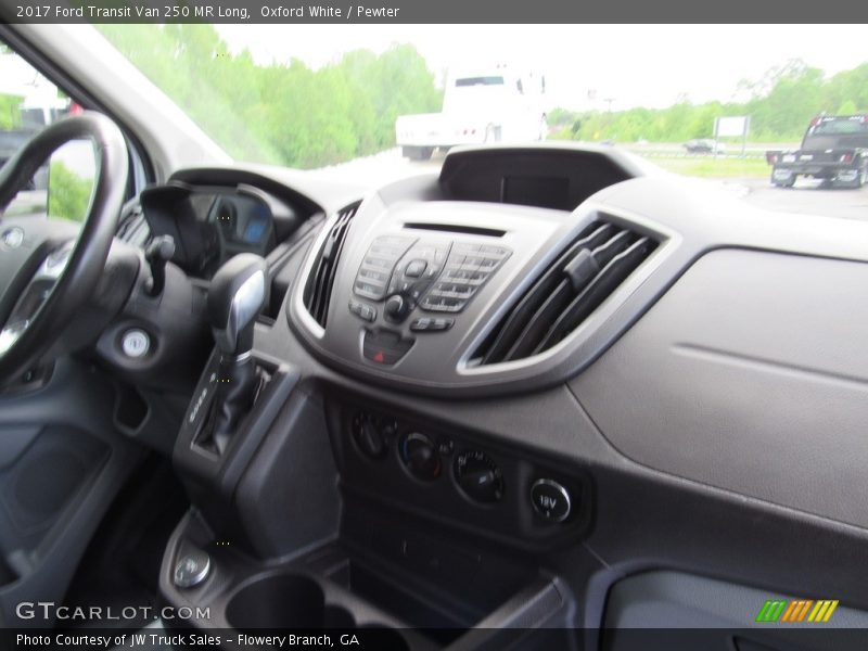 Oxford White / Pewter 2017 Ford Transit Van 250 MR Long