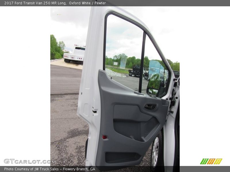 Oxford White / Pewter 2017 Ford Transit Van 250 MR Long