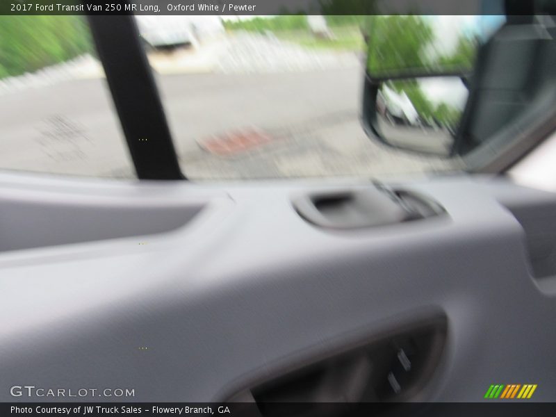 Oxford White / Pewter 2017 Ford Transit Van 250 MR Long