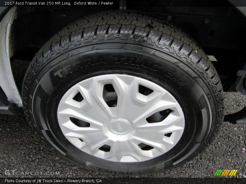 Oxford White / Pewter 2017 Ford Transit Van 250 MR Long