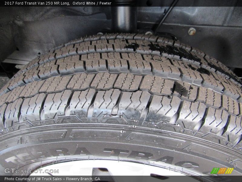 Oxford White / Pewter 2017 Ford Transit Van 250 MR Long