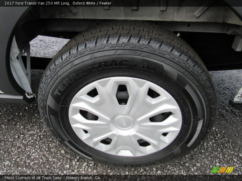 Oxford White / Pewter 2017 Ford Transit Van 250 MR Long