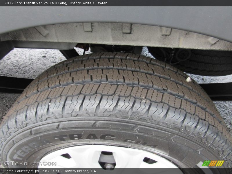 Oxford White / Pewter 2017 Ford Transit Van 250 MR Long