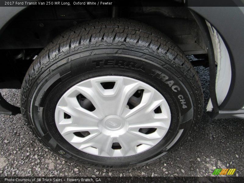 Oxford White / Pewter 2017 Ford Transit Van 250 MR Long
