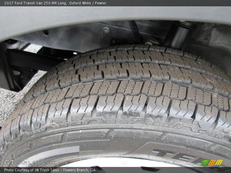 Oxford White / Pewter 2017 Ford Transit Van 250 MR Long