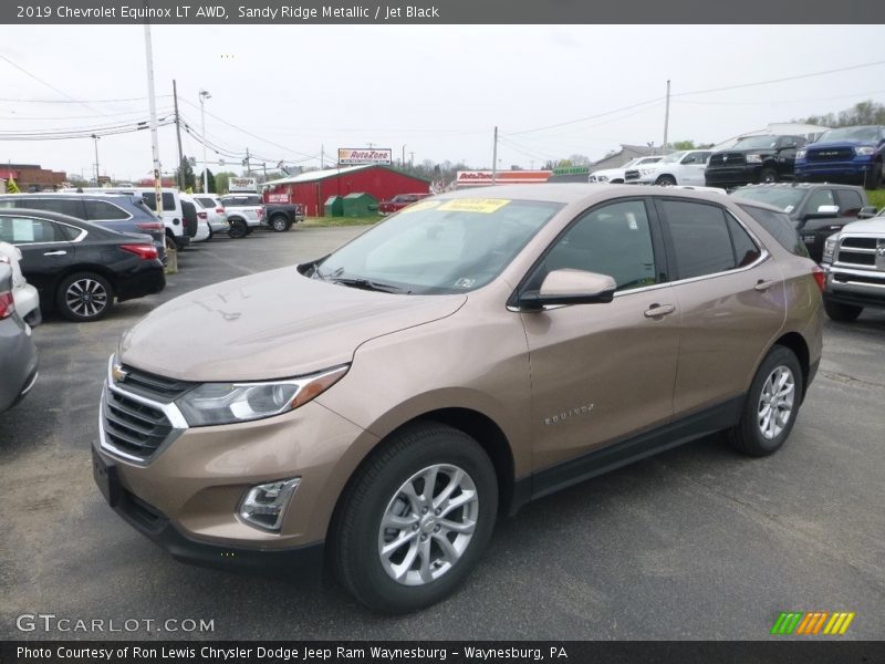 Sandy Ridge Metallic / Jet Black 2019 Chevrolet Equinox LT AWD