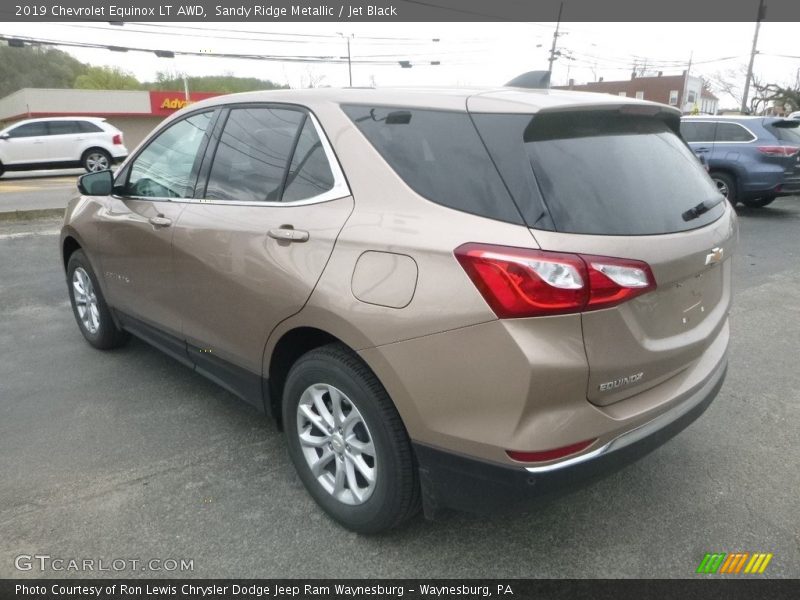 Sandy Ridge Metallic / Jet Black 2019 Chevrolet Equinox LT AWD