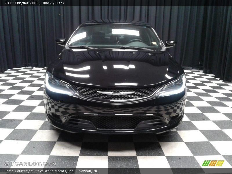 Black / Black 2015 Chrysler 200 S