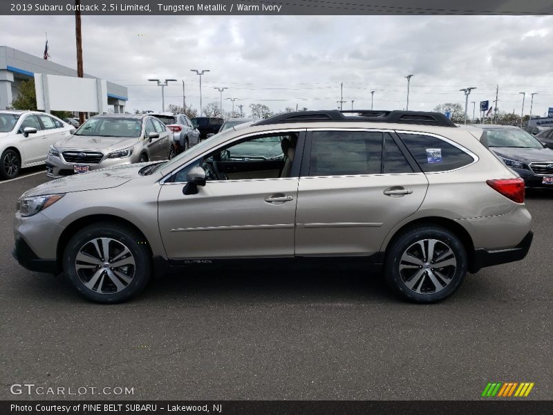 Tungsten Metallic / Warm Ivory 2019 Subaru Outback 2.5i Limited