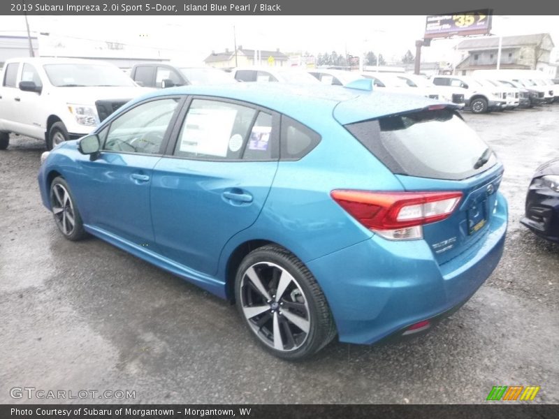 Island Blue Pearl / Black 2019 Subaru Impreza 2.0i Sport 5-Door