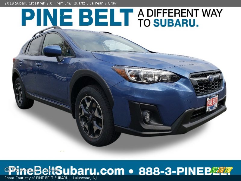 Quartz Blue Pearl / Gray 2019 Subaru Crosstrek 2.0i Premium