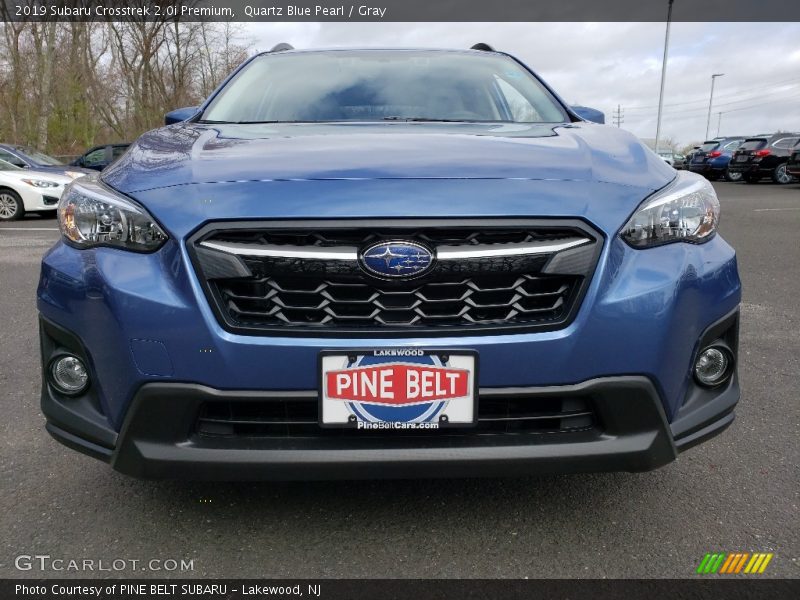 Quartz Blue Pearl / Gray 2019 Subaru Crosstrek 2.0i Premium