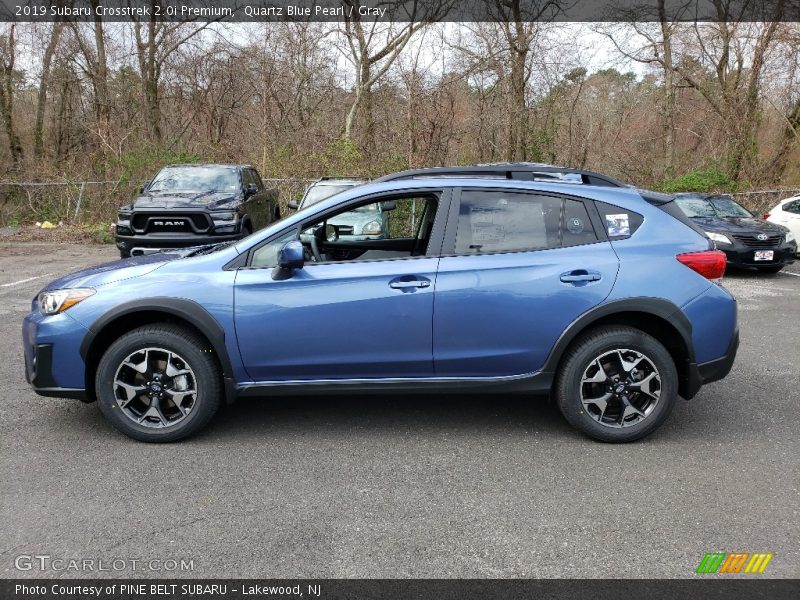 Quartz Blue Pearl / Gray 2019 Subaru Crosstrek 2.0i Premium