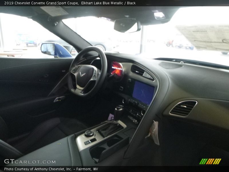 Elkhart Lake Blue Metallic / Black 2019 Chevrolet Corvette Grand Sport Coupe