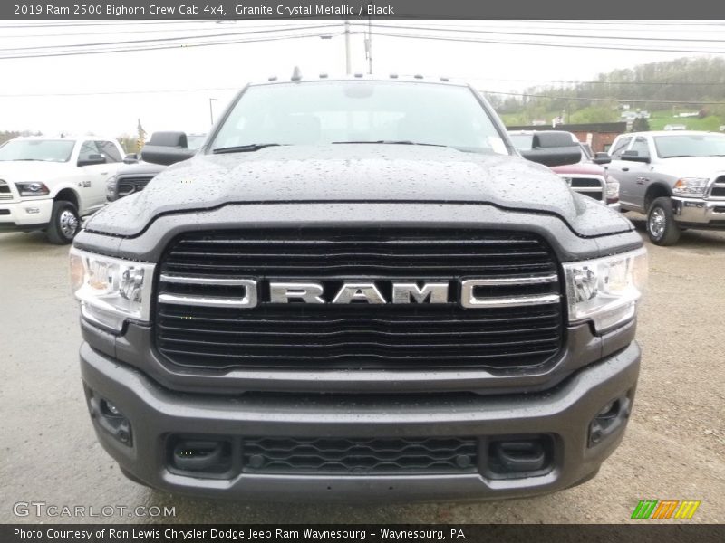 Granite Crystal Metallic / Black 2019 Ram 2500 Bighorn Crew Cab 4x4