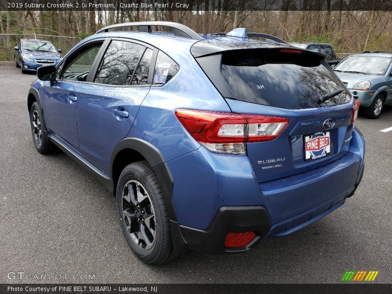 Quartz Blue Pearl / Gray 2019 Subaru Crosstrek 2.0i Premium