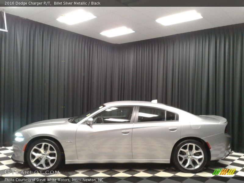 Billet Silver Metallic / Black 2016 Dodge Charger R/T