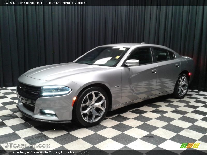 Billet Silver Metallic / Black 2016 Dodge Charger R/T