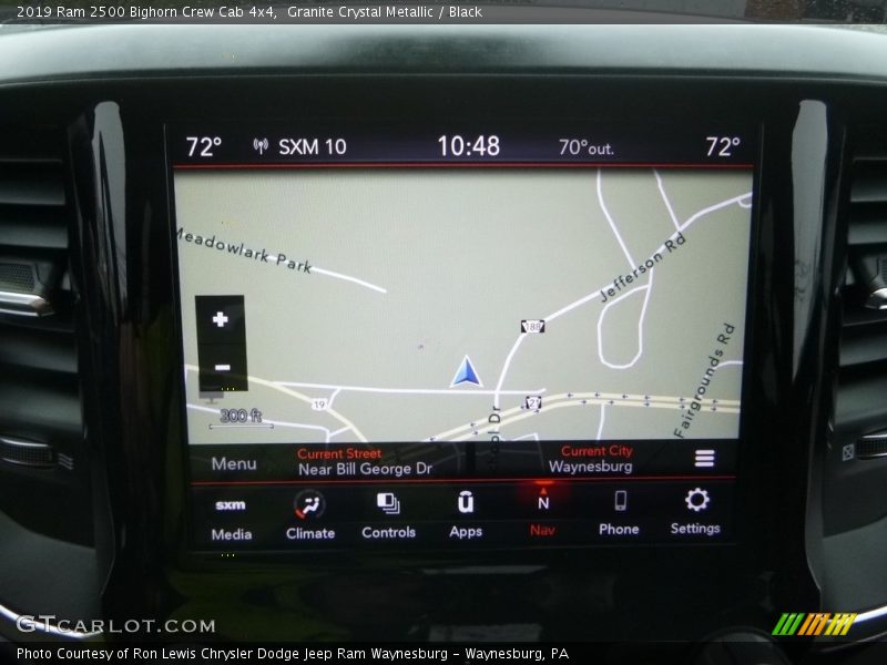 Navigation of 2019 2500 Bighorn Crew Cab 4x4