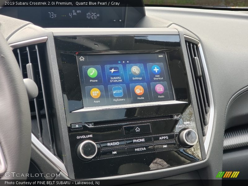 Quartz Blue Pearl / Gray 2019 Subaru Crosstrek 2.0i Premium