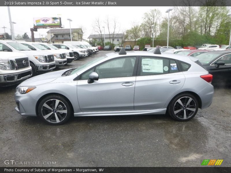 Ice Silver Metallic / Black 2019 Subaru Impreza 2.0i Sport 5-Door