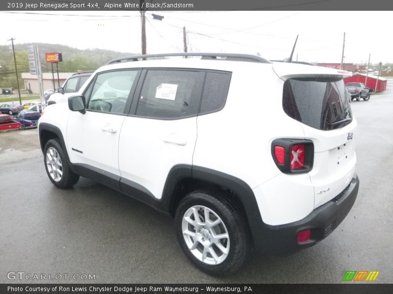 Alpine White / Black/Sandstorm 2019 Jeep Renegade Sport 4x4