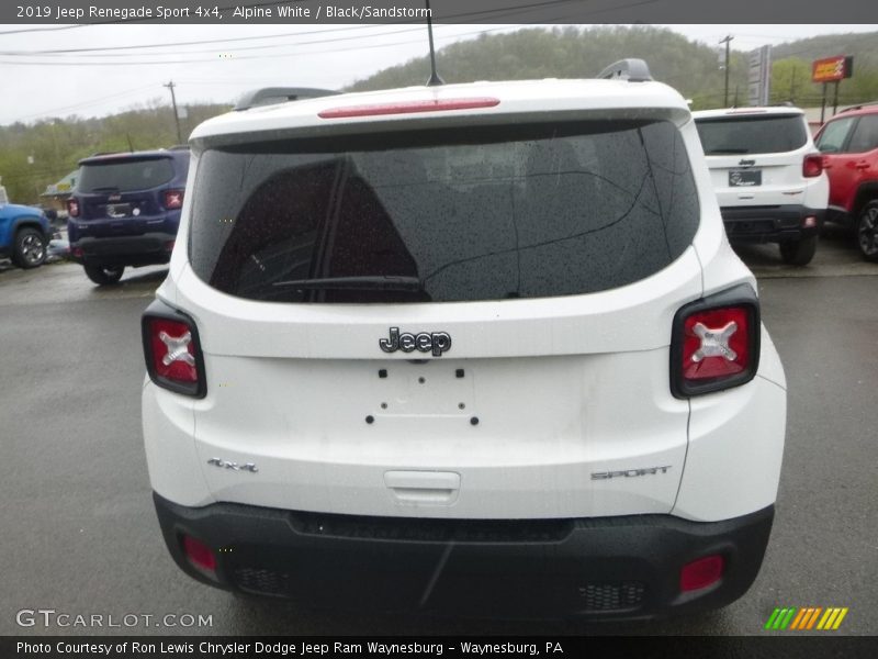Alpine White / Black/Sandstorm 2019 Jeep Renegade Sport 4x4