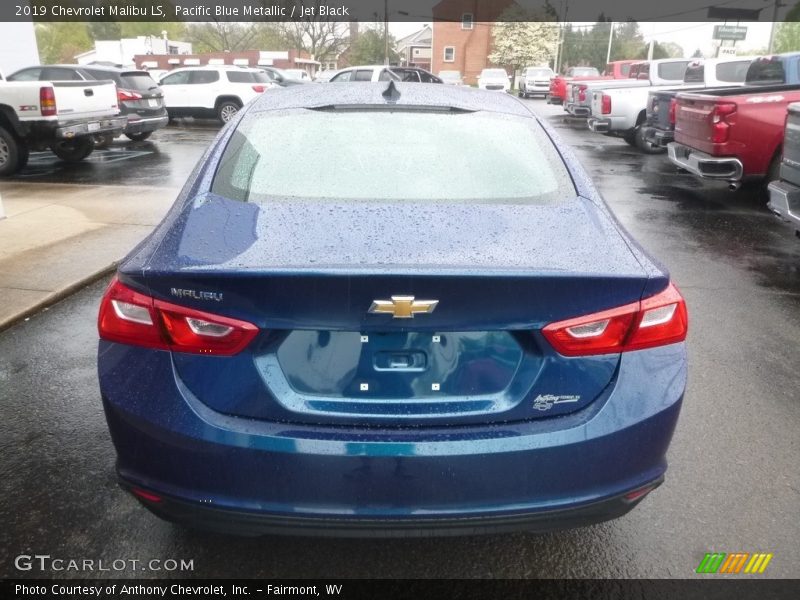 Pacific Blue Metallic / Jet Black 2019 Chevrolet Malibu LS