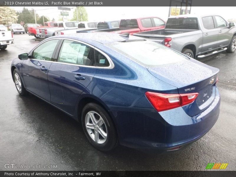 Pacific Blue Metallic / Jet Black 2019 Chevrolet Malibu LS