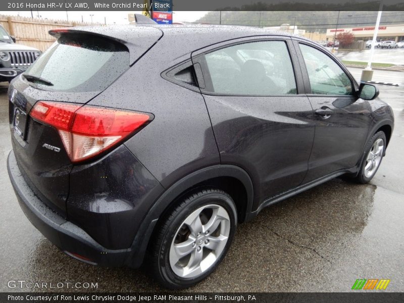 White Orchid Pearl / Black 2016 Honda HR-V LX AWD