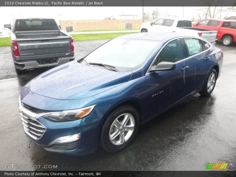 Pacific Blue Metallic / Jet Black 2019 Chevrolet Malibu LS