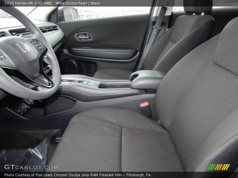 White Orchid Pearl / Black 2016 Honda HR-V LX AWD